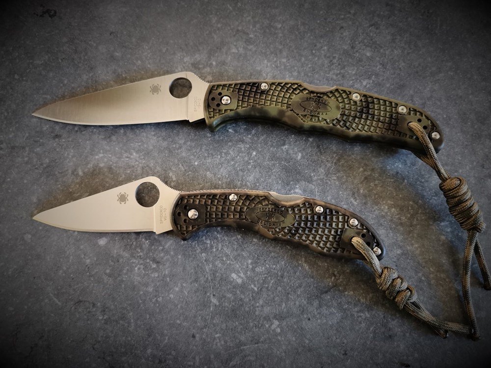 Spyderco Endura 4 Zome Camo C10ZFPGR & Spyderco Delica 4 Zome Camo C11ZFPGR couteaux poches spyderco endura 4 zome camo c10zfpgr spyderco delica 4 zome camo c11zfpgr