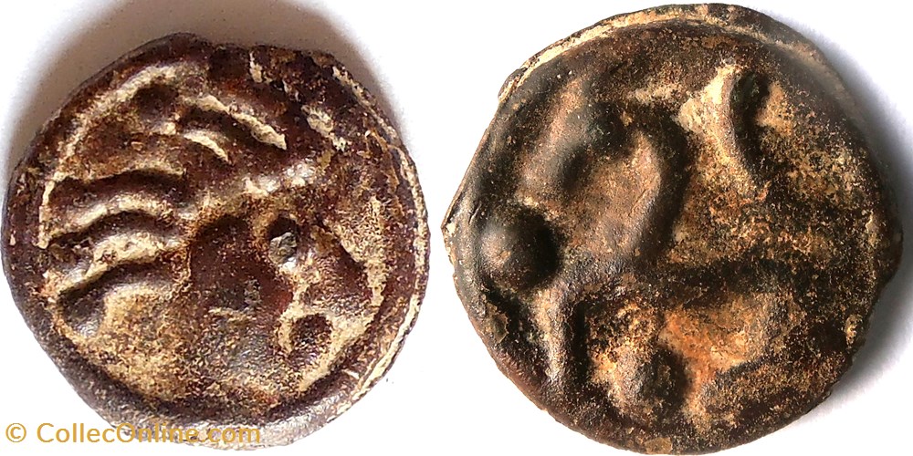 monnaies antiques a celtes senons region de sens 89