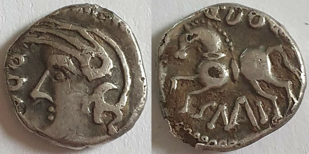 SEQUANES ( REGION DE BESANCONS ( 25)) monnaies antiques celtes sequanes region de besancons 25