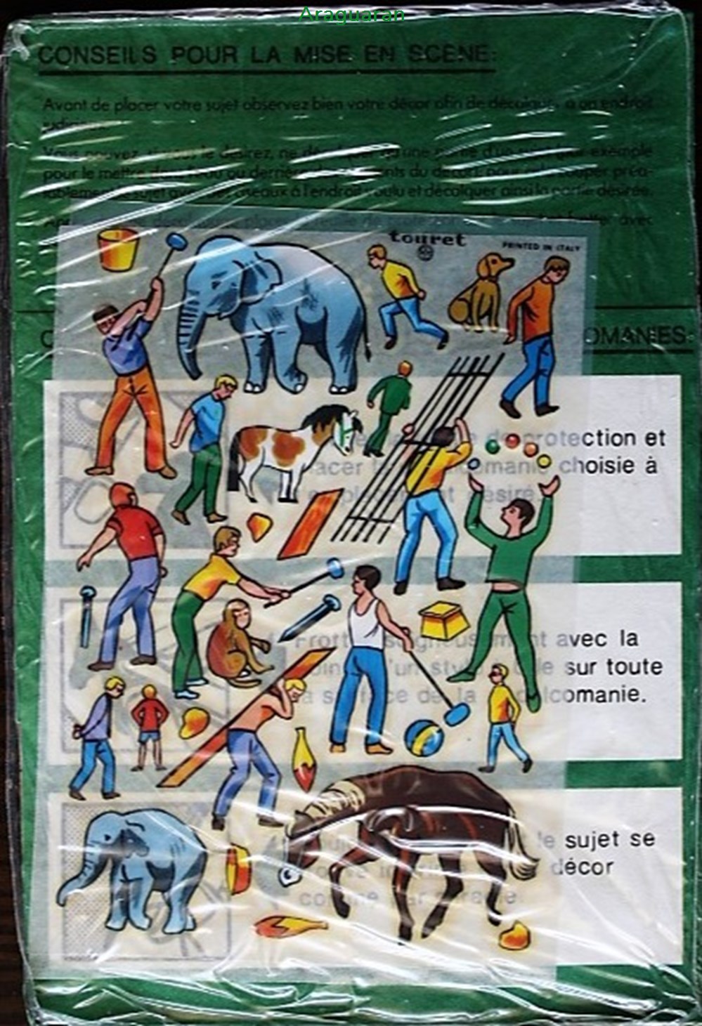 Décorama - Touret - Jean Richard présente mes amis les gens du voyage divers decorations magnets autocollants decalcomanies decorama touret jean richard presente mes amis les gens du voyage