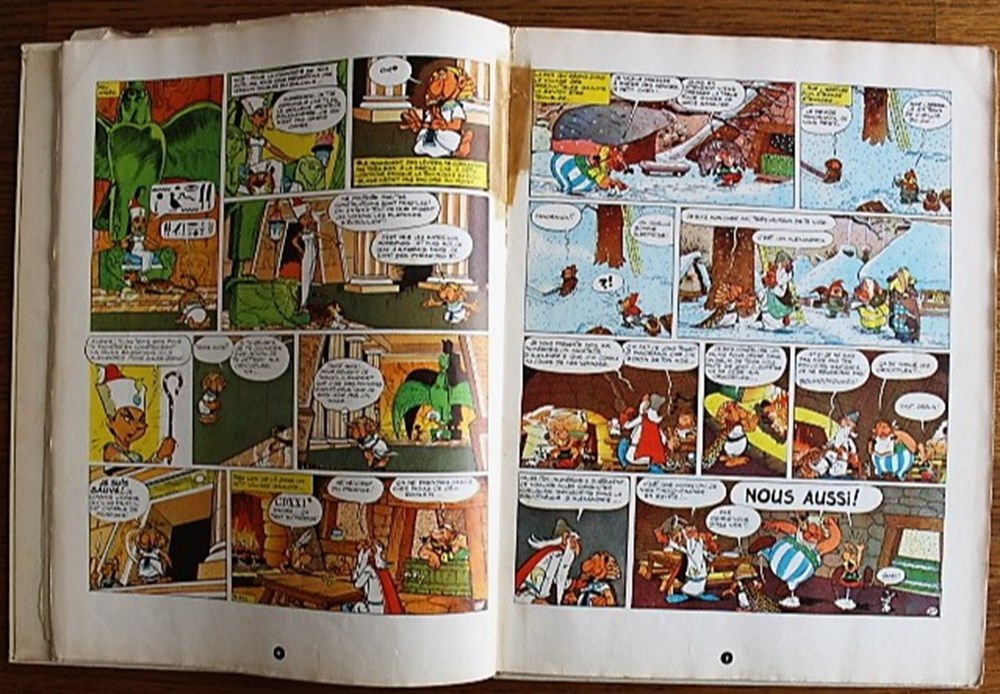 Album - Astérix - 06 - Astérix et Cléopatre - Rééd. 1965 4 livres bd revues bandes dessinees album asterix 06 asterix et cleopatre reed 1965