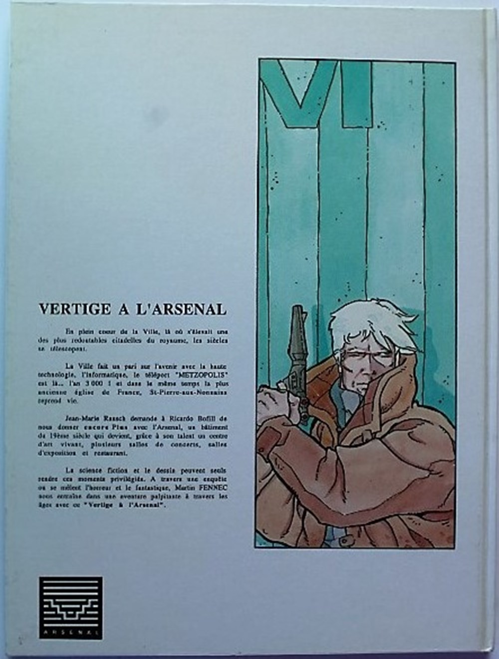 Album - Vertige à l'Arsenal - EO 1989 livres bd revues bandes dessinees album vertige a arsenal eo 1989