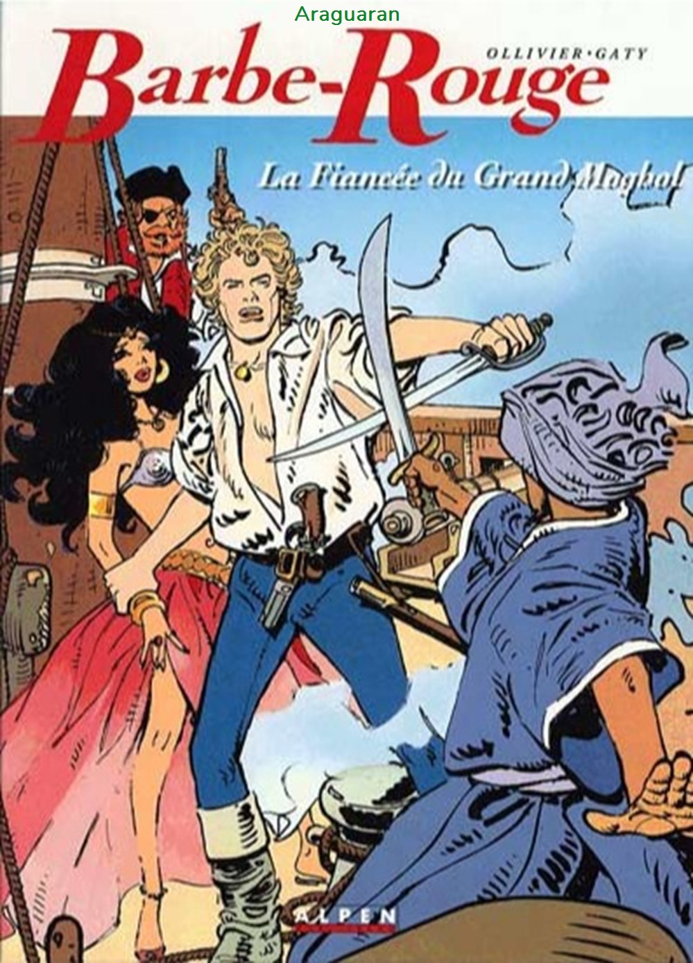Album - Barbe rouge - 27 - La fiancée du grand Moghol livres bd revues bandes dessinees album barbe rouge 27 la fiancee du grand moghol
