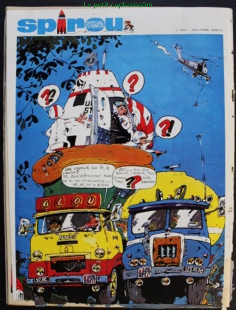 Spirou - 1627 - Couverture : Spécial cosmos livres bd revues spirou 1627 couverture special cosmos