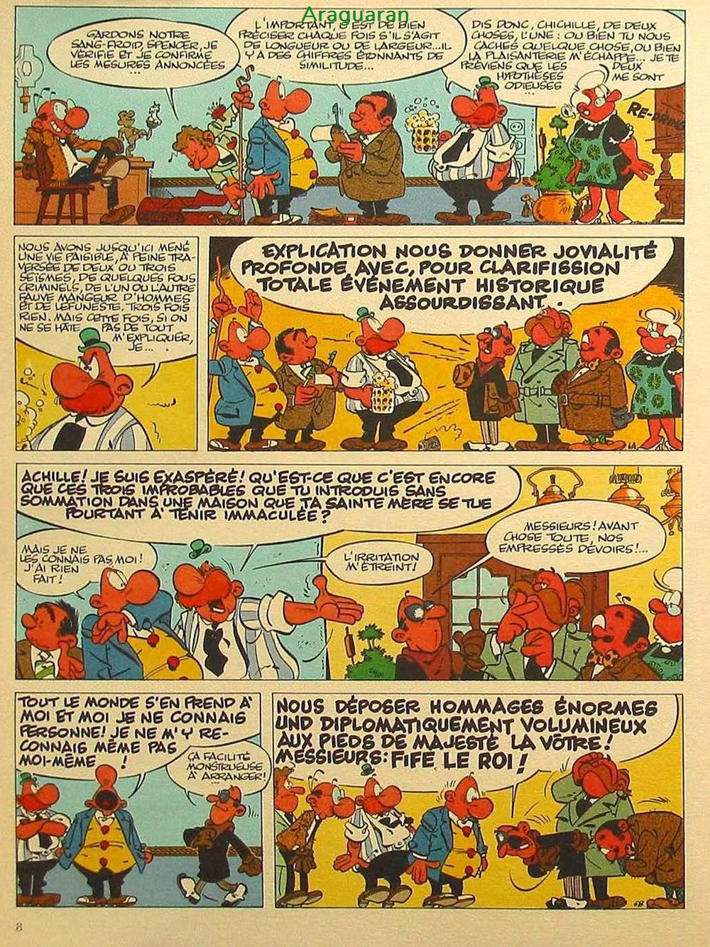 Album - Achille Talon - 17 - Le roi des zôtres 7 livres bd revues bandes dessinees album achille talon 17 le roi des zotres