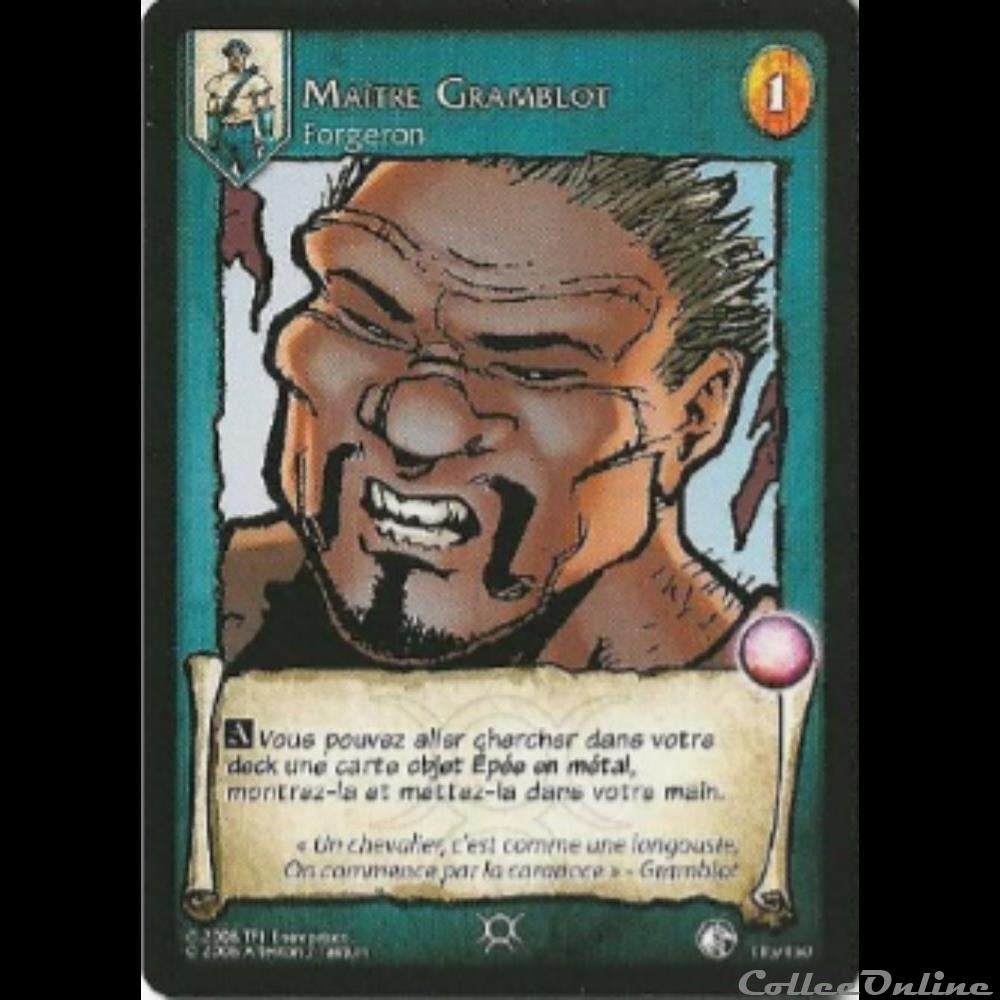 Lanfeust de Troy - 115 - Maître Gramblot jeux jouet jeu carte collectionner lanfeust de troy 115 maitre gramblot