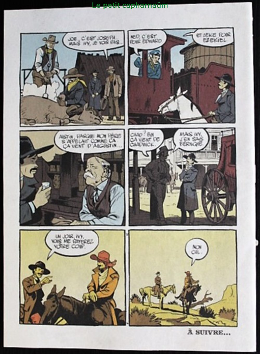 Texas Cowboys - 04 - Wichitas - EO 2012 mini-récits Spirou livres bd revues bandes dessinees texas cowboys 04 wichitas eo 2012 mini recits spirou