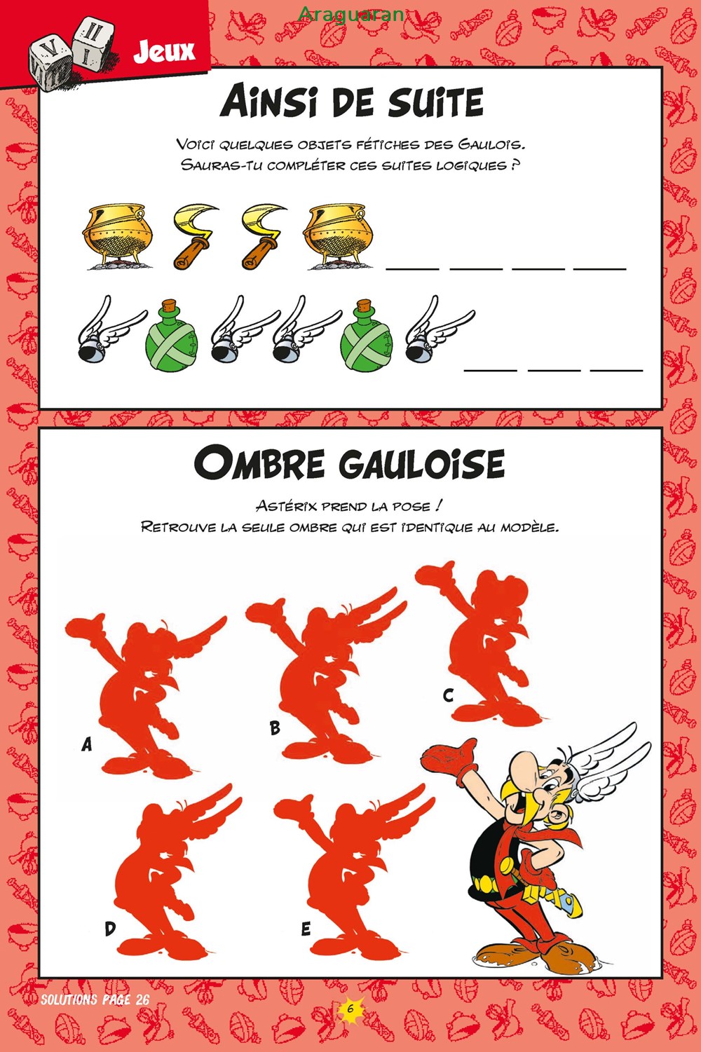 Magazine - Astérix - Irréductibles ! Avec Astérix - 02 6 livres bd revues magazine asterix irreductibles avec asterix 02