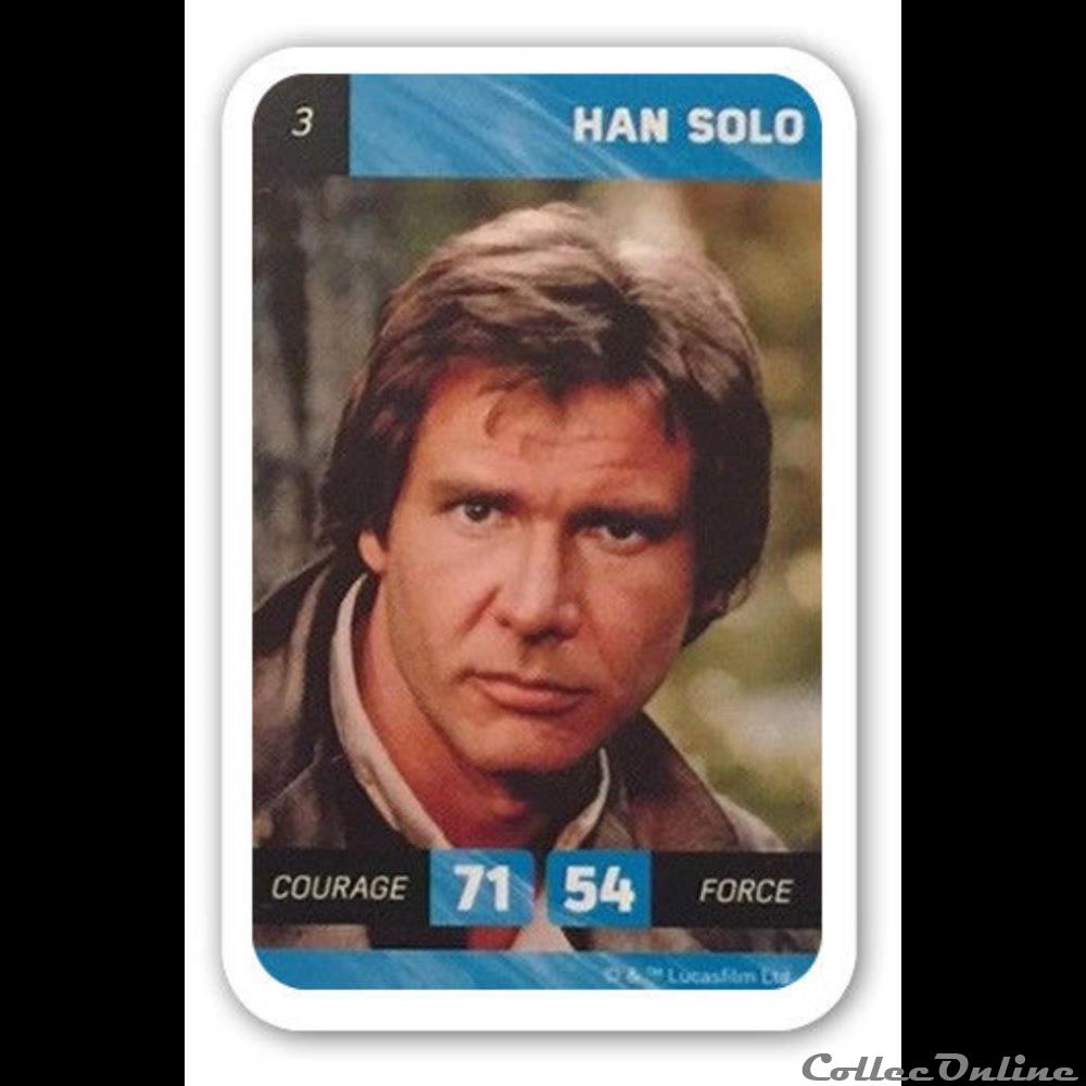 jeux jouet jeu de carte collectionner 03 han solo