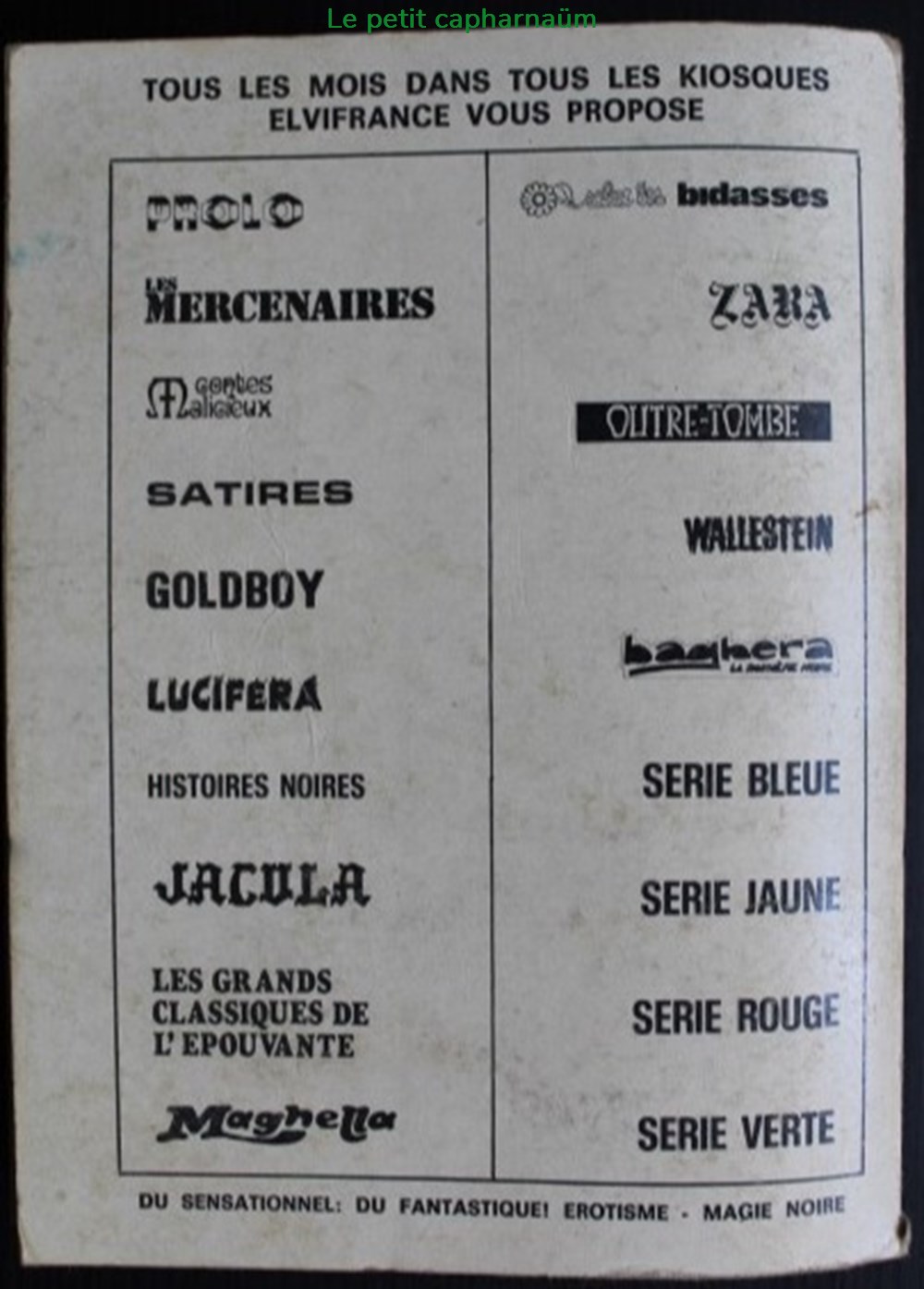 Elvifrance Contes Satyriques - Recueil 12 - Du n° 28 au 29 - EO 1977 livres bd revues bandes dessinees elvifrance contes satyriques recueil 12 du n 28 au 29 eo 1977