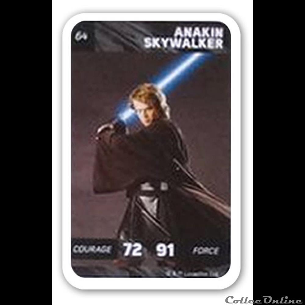 64 - Anakin Skylwalker jeux jouet jeu de carte collectionner 64 anakin skylwalker