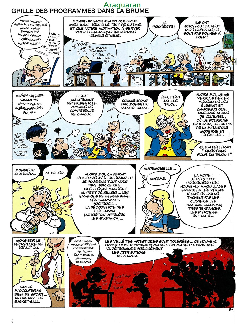 Album - Achille Talon - 47 - Achille Talon crève l'écran 7 livres bd revues bandes dessinees album achille talon 47 achille talon creve ecran