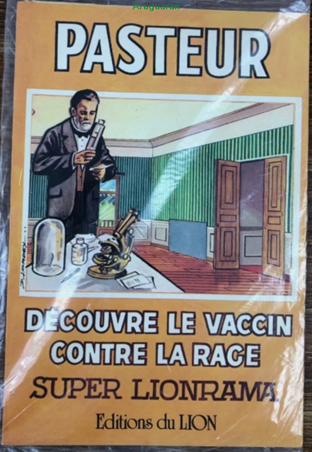 Décorama - Lionrama Super - Pasteur découvre le vaccin contre la rage divers decorations magnets autocollants decalcomanies decorama lionrama super pasteur decouvre le vaccin contre la rage