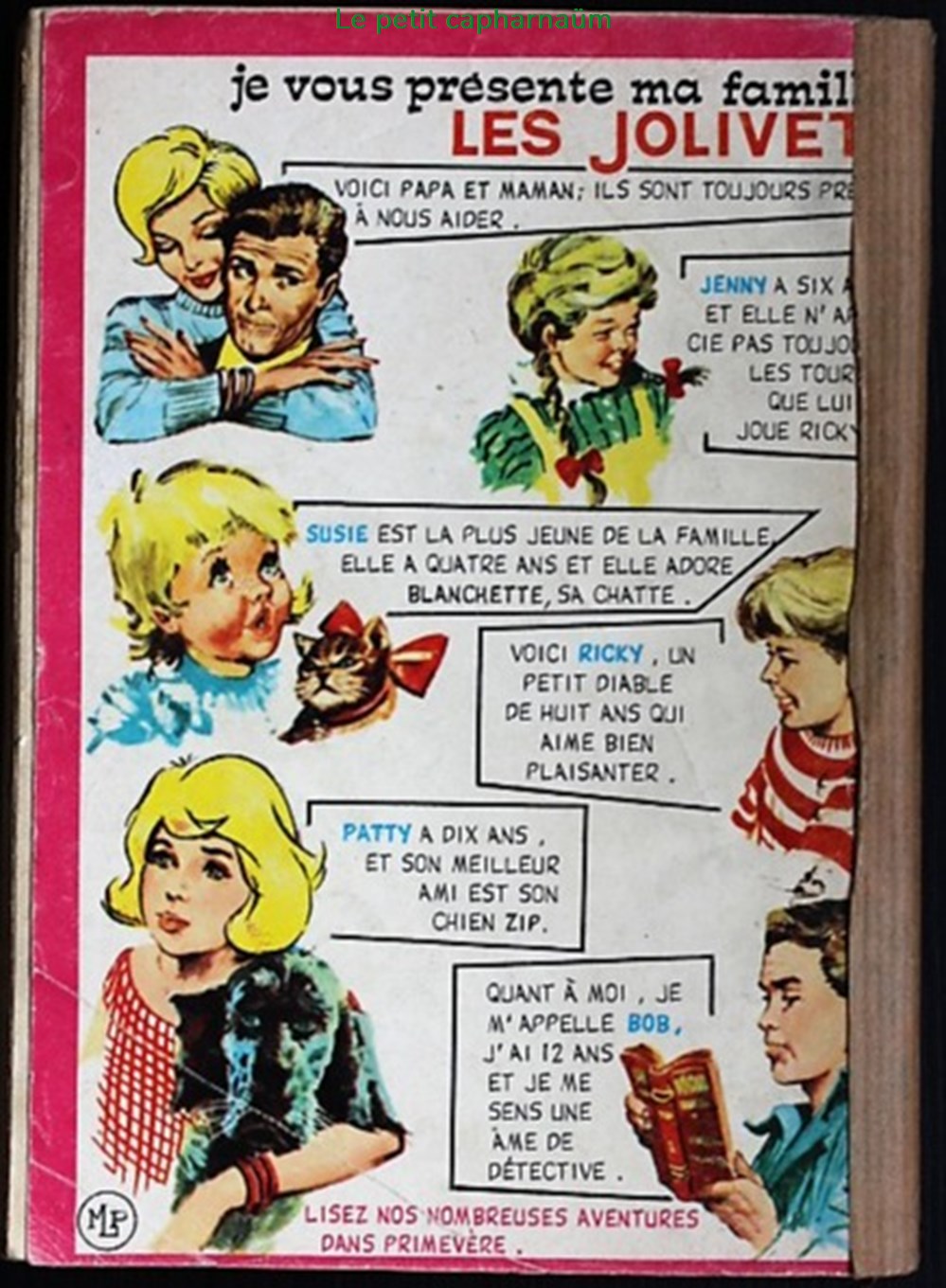 Primevère (2ème série) - 013 - Les Jolivet : La nouvelle maison - EO 1972 livres bd revues bandes dessinees primevere 2eme serie 013 les jolivet la nouvelle maison eo 1972