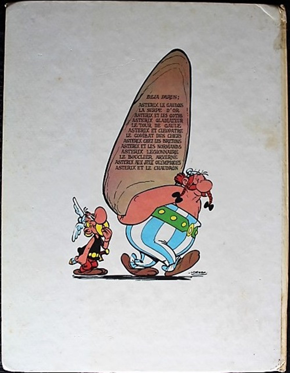 Album - Astérix - 13 - Astérix et le chaudron - EO 1969 livres bd revues bandes dessinees album asterix 13 asterix et le chaudron eo 1969