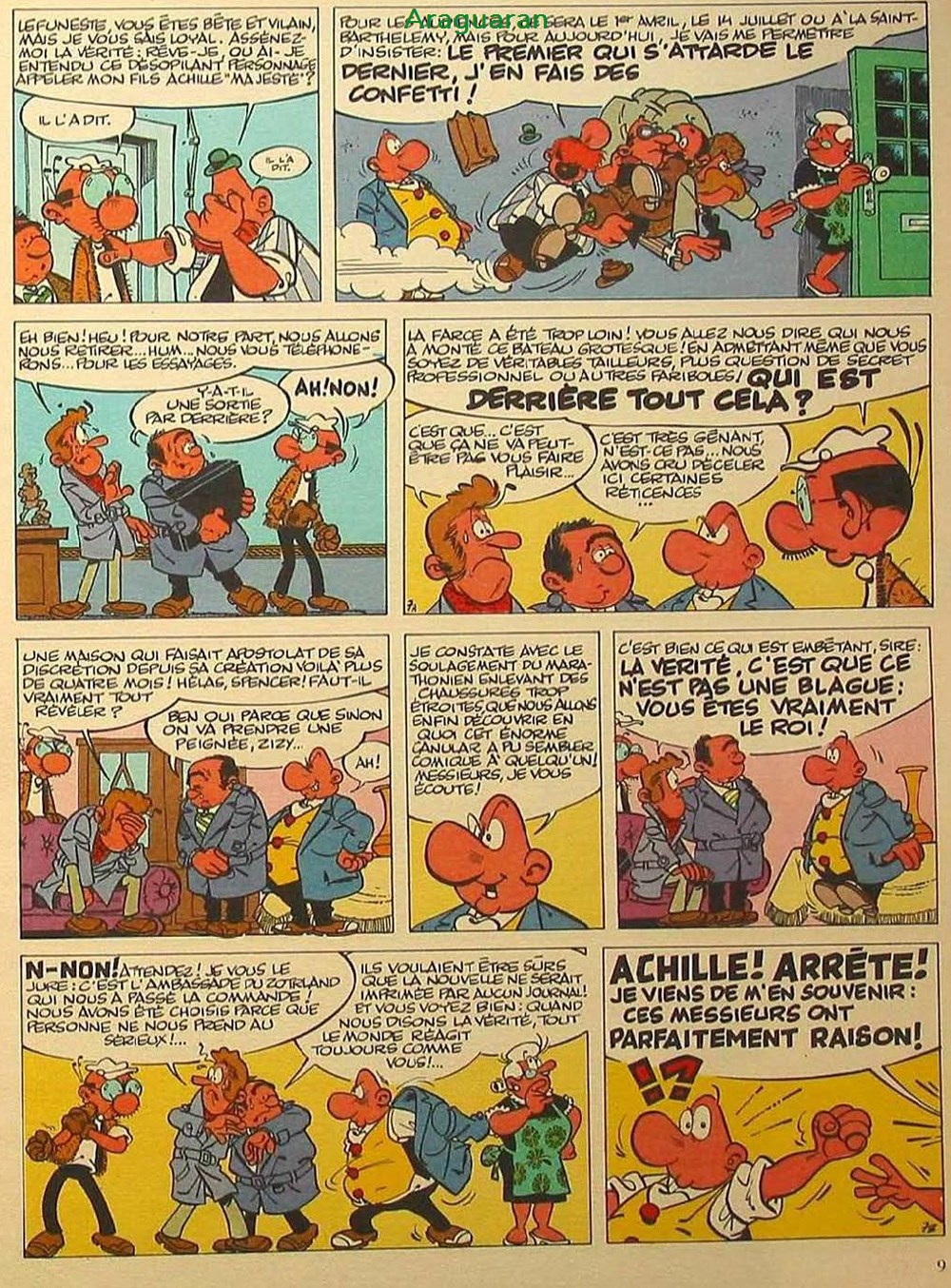 Album - Achille Talon - 17 - Le roi des zôtres 8 livres bd revues bandes dessinees album achille talon 17 le roi des zotres