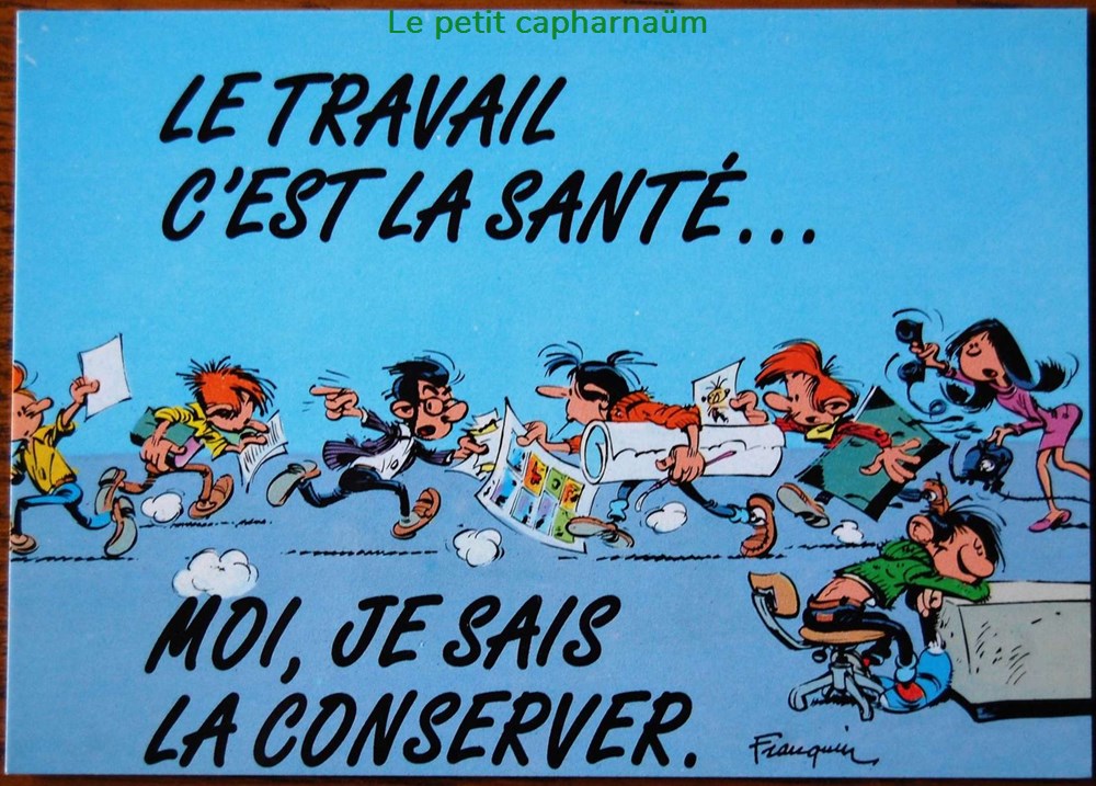 cartes postales bande dessinee cpm gaston lagaffe