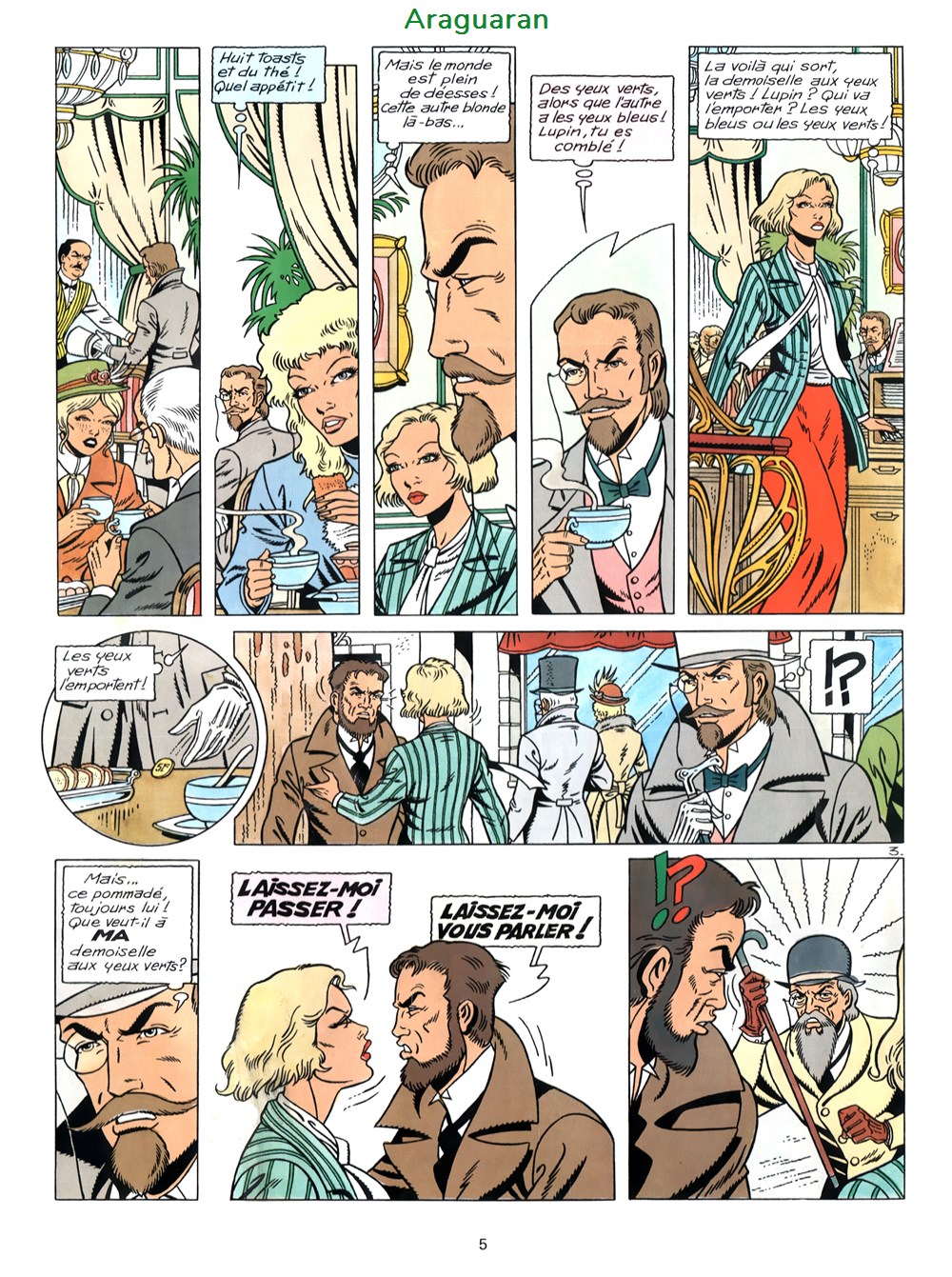 Album - Arsène Lupin - 04 - La demoiselle aux yeux verts 4 livres bd revues bandes dessinees album arsene lupin 04 la demoiselle aux yeux verts