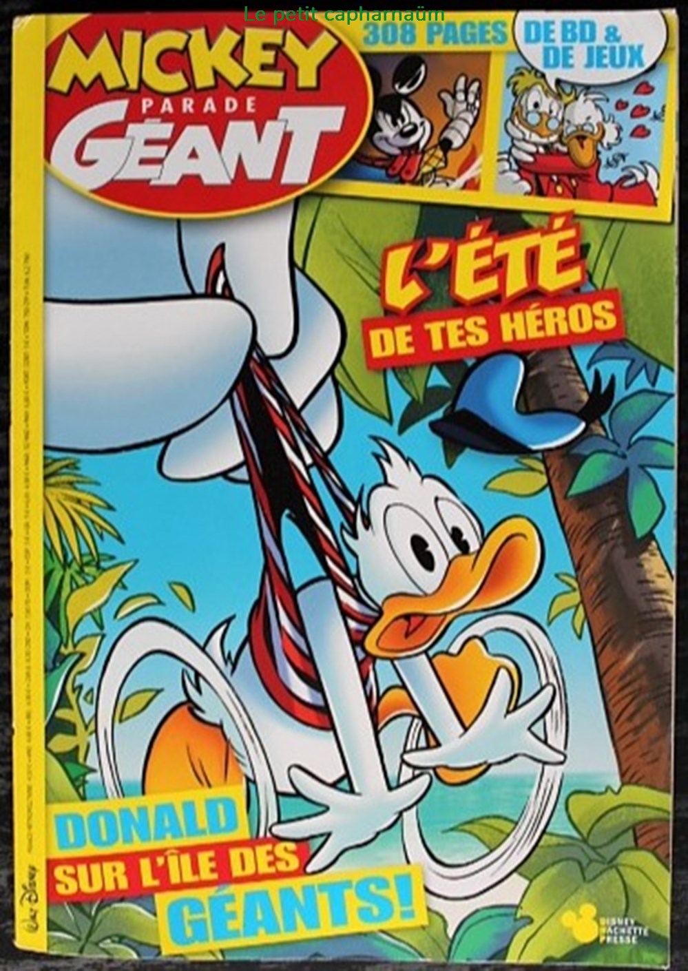Mickey Parade (2ème série) - N°359 - Donald sur l'île des géants ! livres bd revues mickey parade 2eme serie n 359 donald sur ile des geants