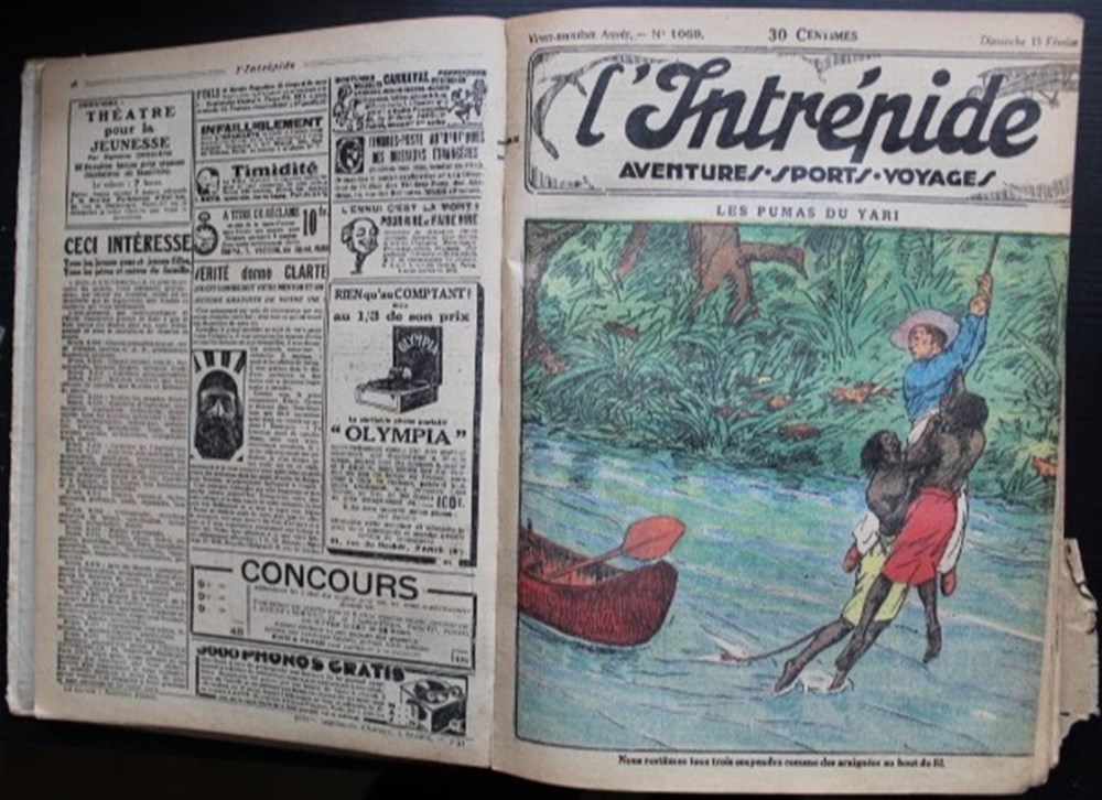 L'intrépide (avant-guerre) - Recueil 22 ème année - Du n° 1063 à 1114 -1931 6 livres bd revues vieux journaux l intrepide avant guerre recueil 22 eme annee du n 1063 a 1114 1931