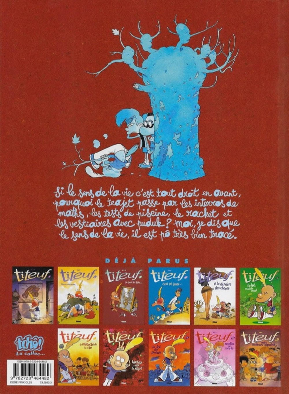 Titeuf - 12 - Le sens de la vie - EO 2008 livres bd revues bandes dessinees titeuf 12 le sens de la vie eo 2008
