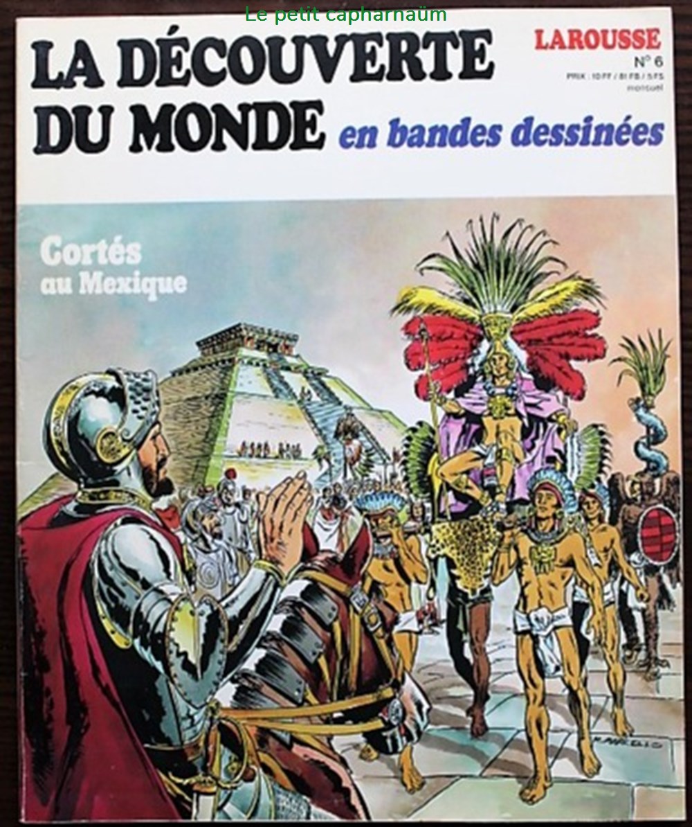 livres revues bandes dessinees decouverte du monde en bd la 06 cortes au mexique eo 1979