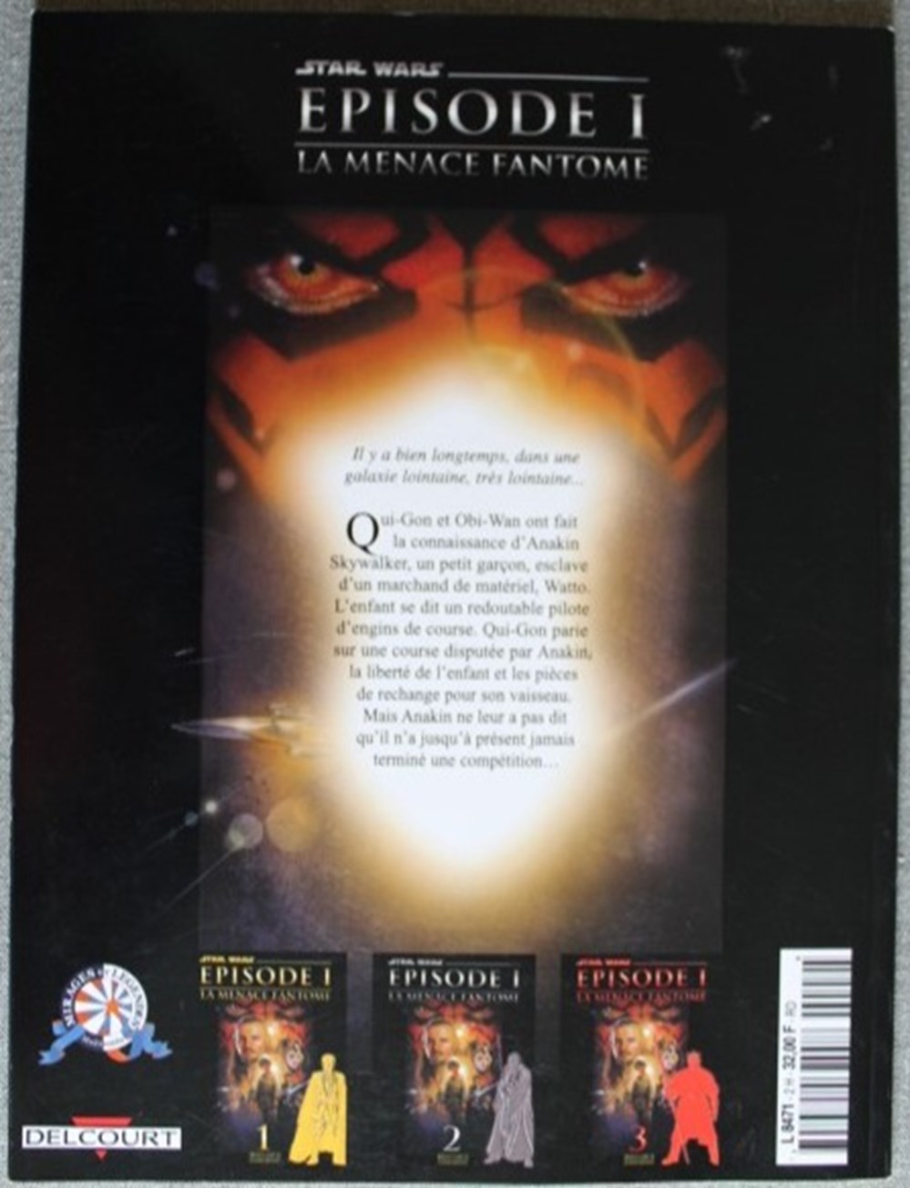 livres bd revues comics star wars 02 episode i la menace fantome eo 1999