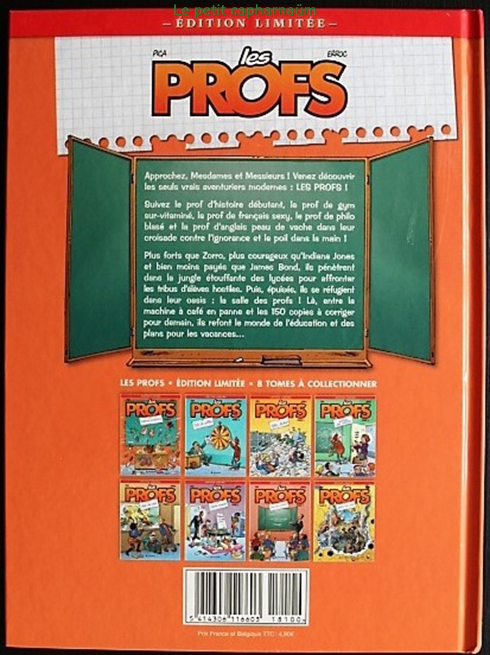 Les profs - 01 - Interro surprise - Rééd. 2011 Edition Limitée livres bd revues bandes dessinees les profs 01 interro surprise reed 2011 edition limitee