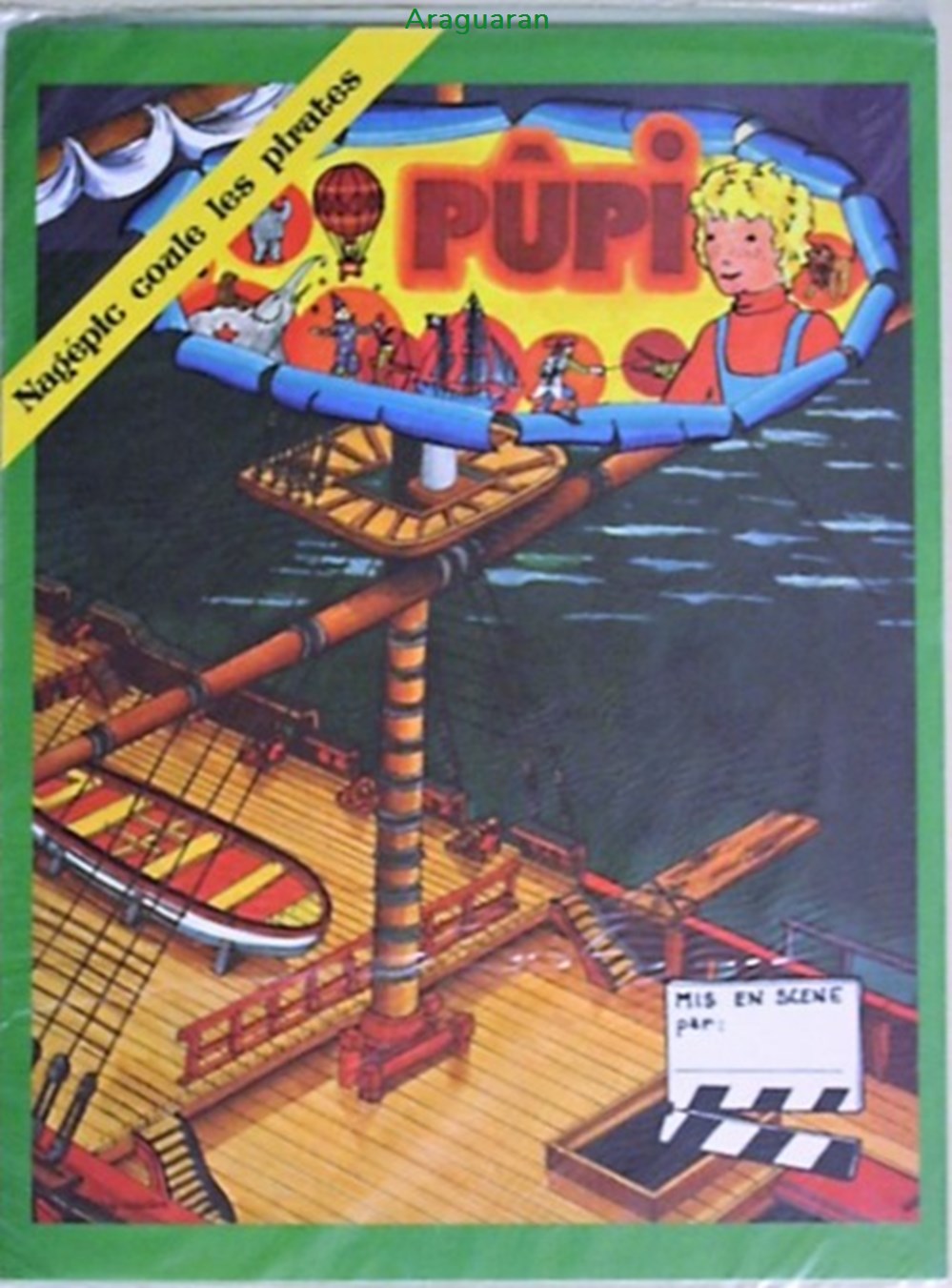 divers decorations magnets autocollants decalcomanies decorama ediplay aventures de pupi les nagepic coule les pirates