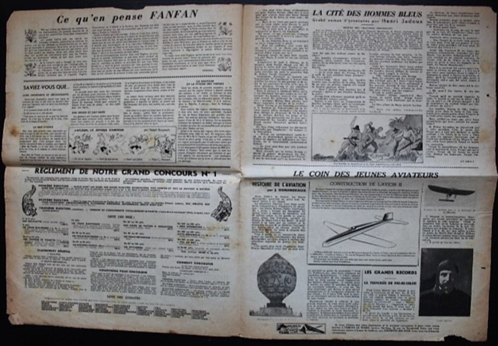 Fanfan la tulipe - 1 ère année - N°17 - 11 septembre 1941 3 livres bd revues vieux journaux fanfan la tulipe 1 ere annee n 17 11 septembre 1941