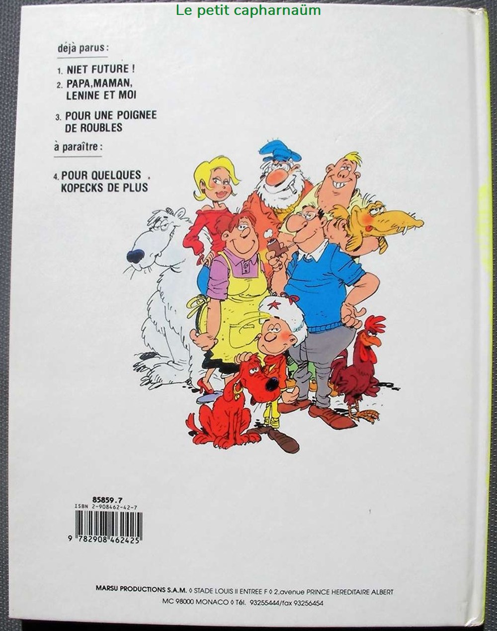 Léonid et Spoutnika - 3 - Pour une poignée de roubles - EO 1992 livres bd revues bandes dessinees leonid et spoutnika 3 pour une poignee de roubles eo 1992