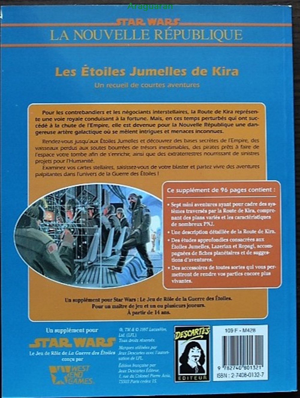 jeux societe jouets roles jeu de role star wars d6 les etoiles jumelles de kira