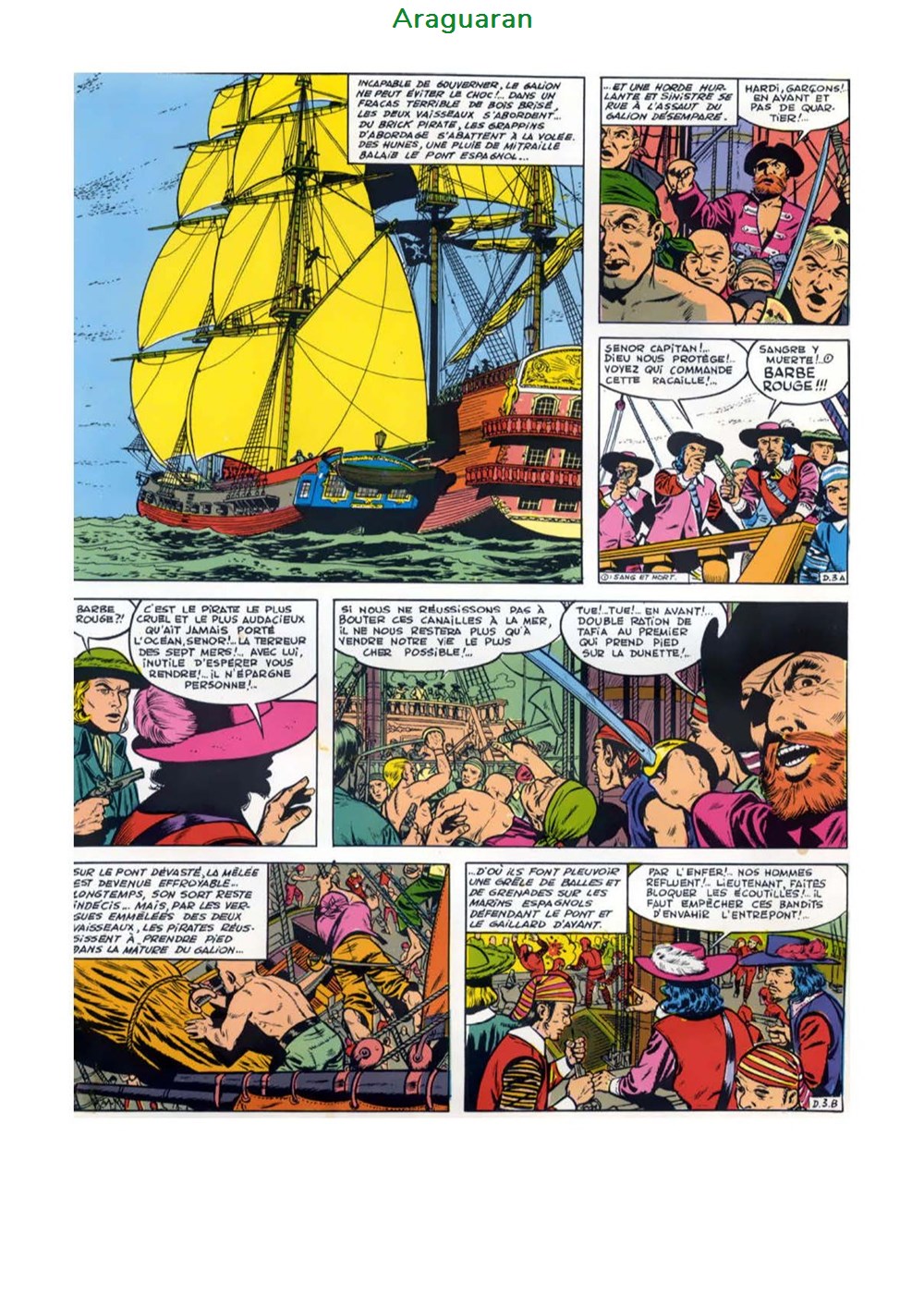 livres bd revues bandes dessinees album barbe rouge 01 le demon des caraibes