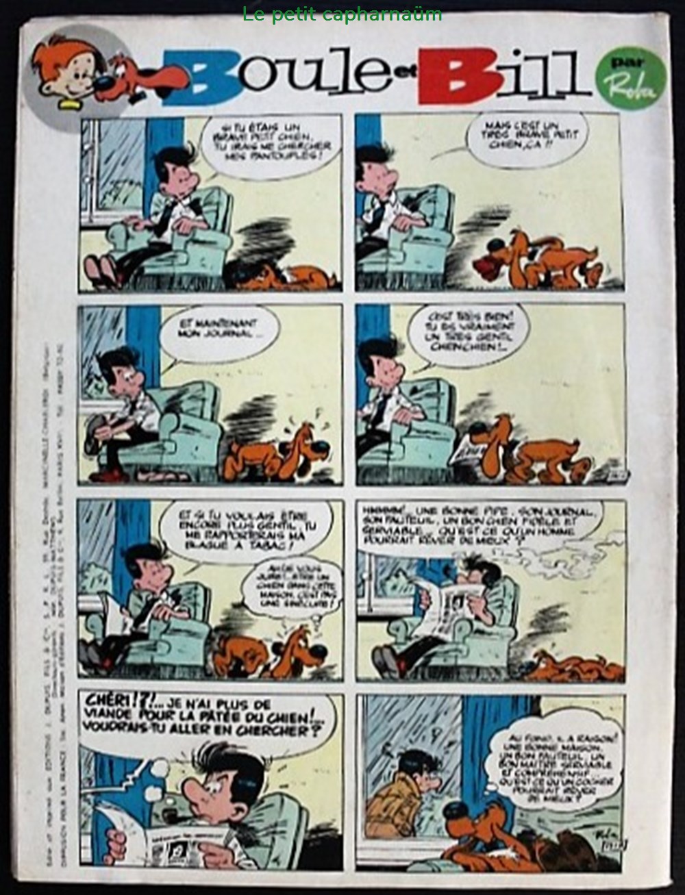 Spirou - 1458 - Couverture : Gaston Lagaffe livres bd revues spirou 1458 couverture gaston lagaffe
