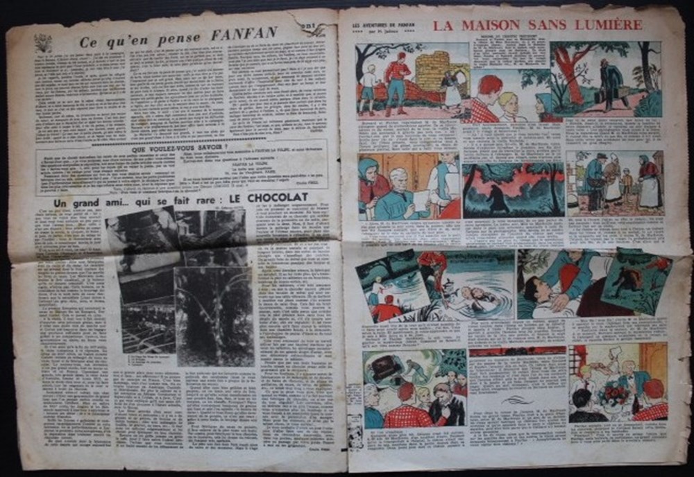 livres bd revues vieux journaux fanfan la tulipe 1 ere annee n 12 07 aout 1941