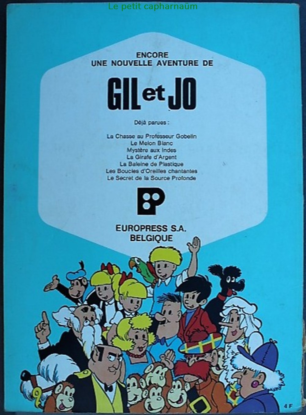 Gil et Jo - 08 - Bijou voyage - EO livres bd revues bandes dessinees gil et jo 08 bijou voyage eo