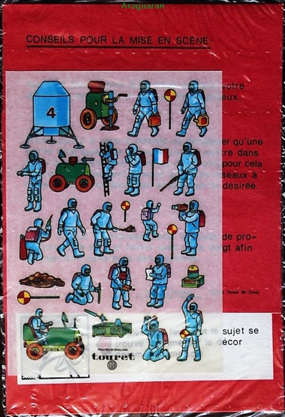 Décorama - Touret - La station lunaire divers decorations magnets autocollants decalcomanies decorama touret la station lunaire