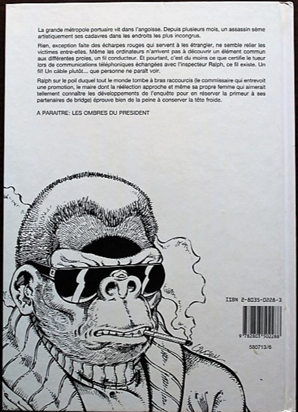 Chroniques gorilles - 01 - La loi des séries - EO 1990 livres bd revues bandes dessinees chroniques gorilles 01 la loi des series eo 1990