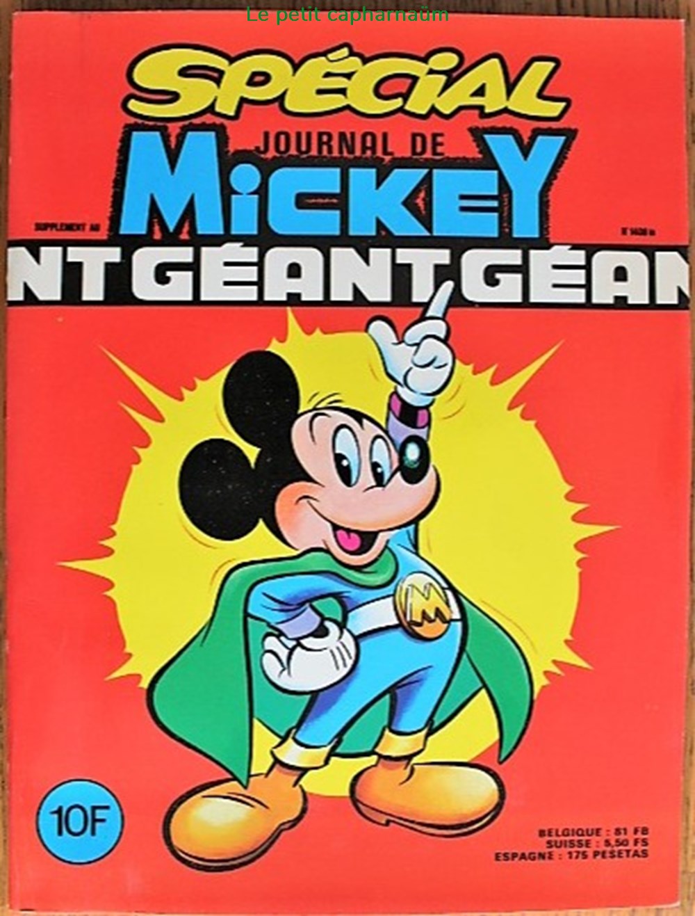 Le journal de Mickey (Après guerre) - 1408 Bis - Supplément 04/1979 livres bd revues bandes dessinees le journal de mickey apres guerre 1408 bis supplement 04 1979