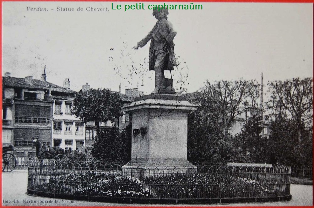 Verdun - 55 - Statue de Chevert cartes postales europe france verdun 55 statue de chevert