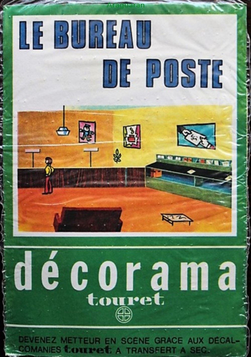 Décorama - Touret - Le bureau de poste divers decorations magnets autocollants decalcomanies decorama touret le bureau de poste