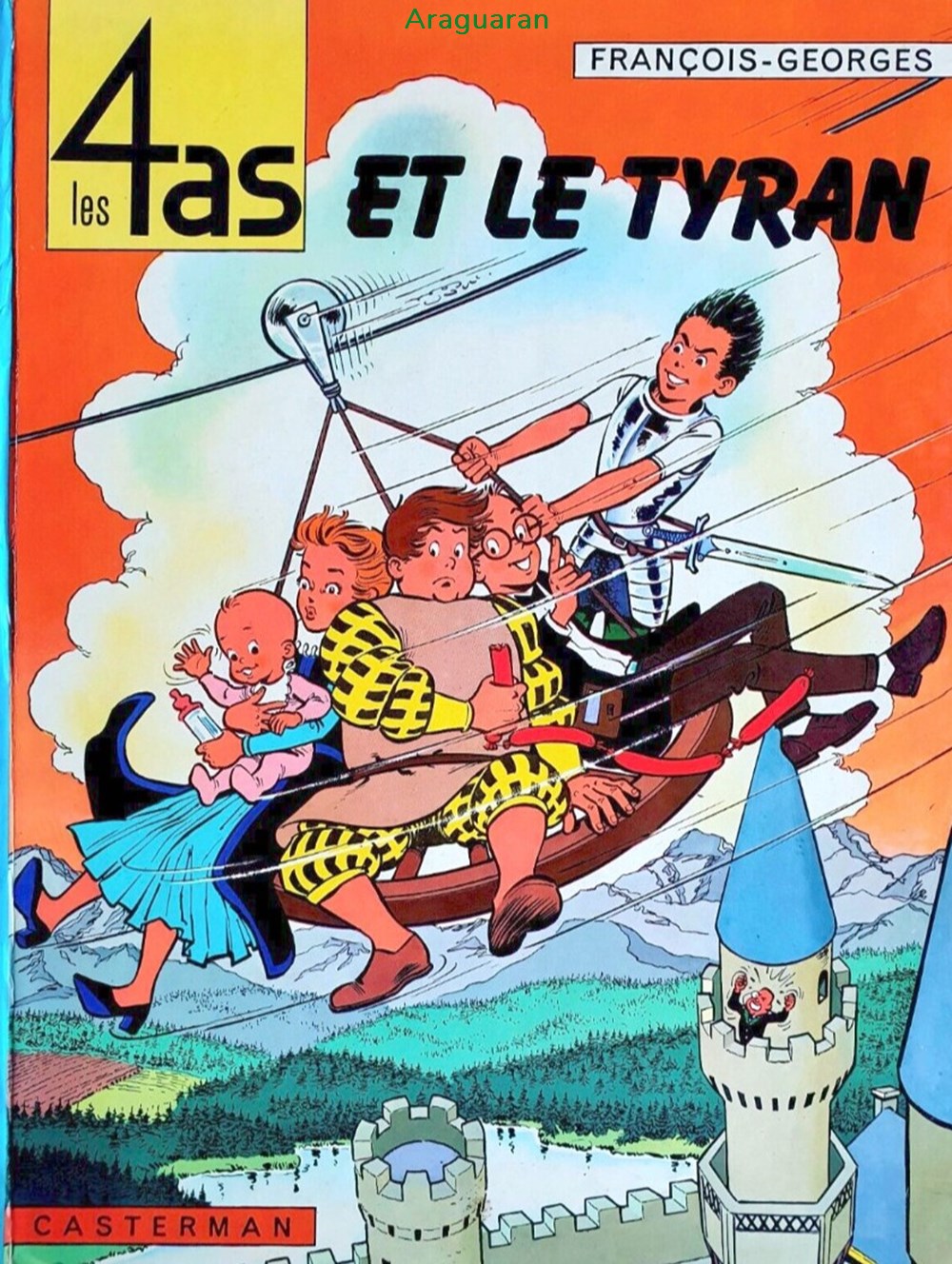 Album - 4 as (Les) - 10 - Les 4 as et le tyran livres bd revues bandes dessinees album 4 as les 10 les 4 as et le tyran