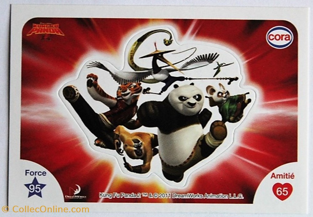 Dreamworks Cora 2011 - S003 - Kung Fu Panda jeux jouets jeu de carte collectionner dreamworks cora 2011 s003 kung fu panda