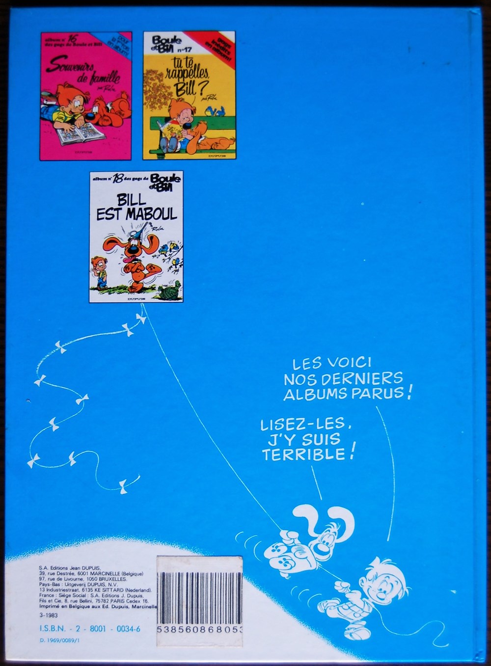 Boule et Bill - 05 - 60 gags de Boule et Bill n°5 - Rééd. 1983 livres bd revues bandes dessinees boule et bill 05 60 gags de boule et bill n 5 reed 1983