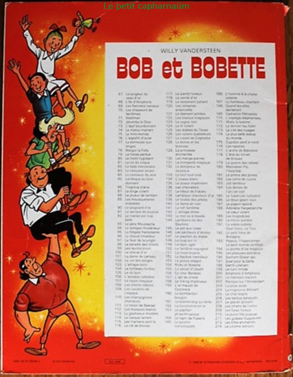 Bob et Bobette (3ème série) - 094 - Le Sampan mystérieux - Rééd. 1988 livres bd revues bandes dessinees bob et bobette 3eme serie 094 le sampan mysterieux reed 1988