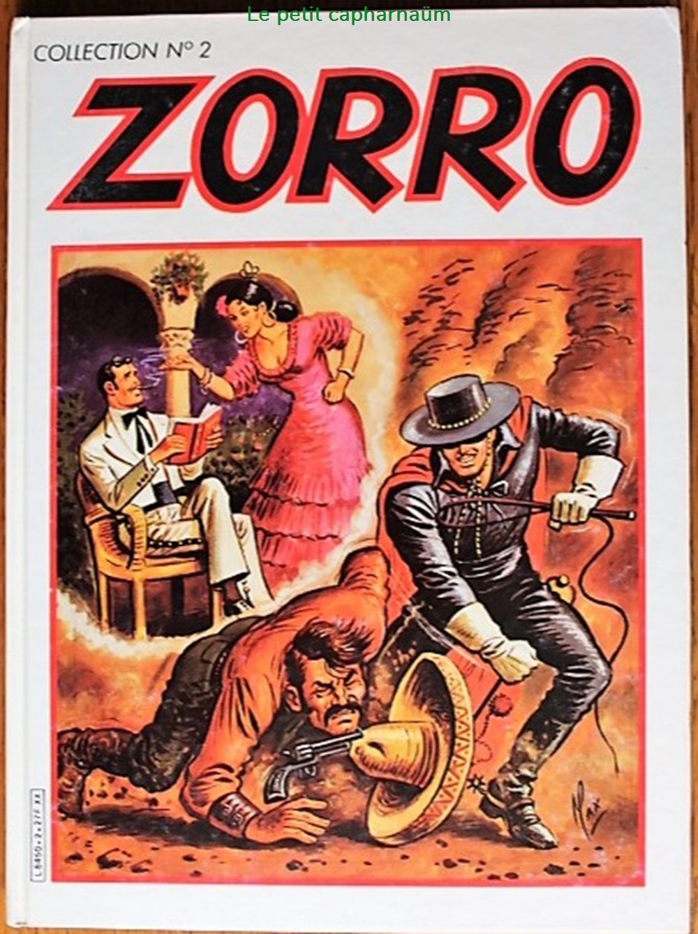 Zorro - Edition de la page Blanche N°2 - La malédiction de la cité Pueblo - EO 1986 livres bd revues bandes dessinees zorro edition de la page blanche n 2 la malediction de la cite pueblo eo 1986