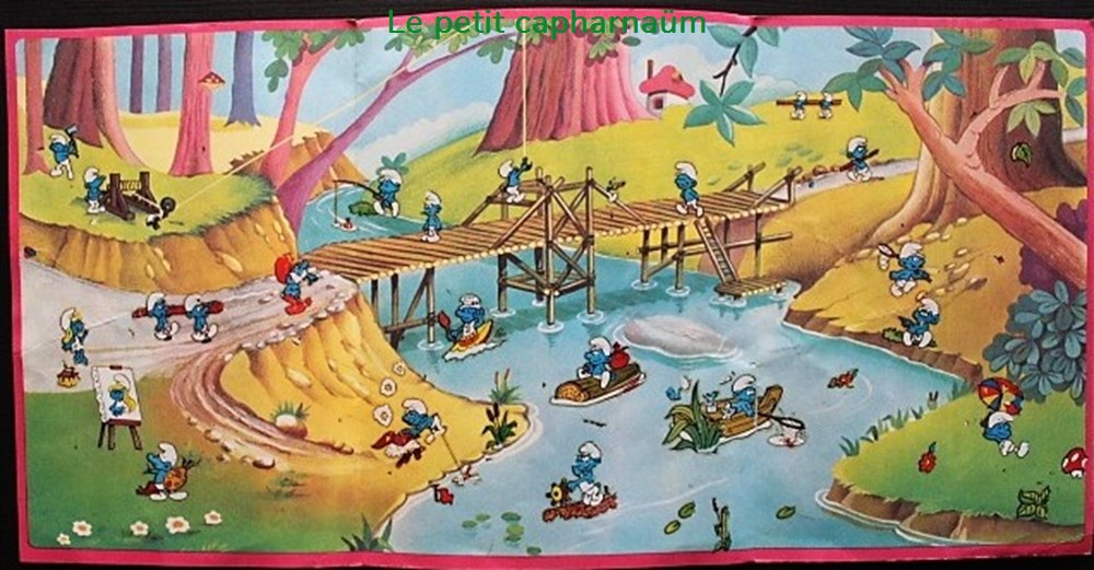 Décorama - Jesco - Transrama - Les schtroumpfs divers decorations magnets autocollants decalcomanies decorama jesco transrama les schtroumpfs