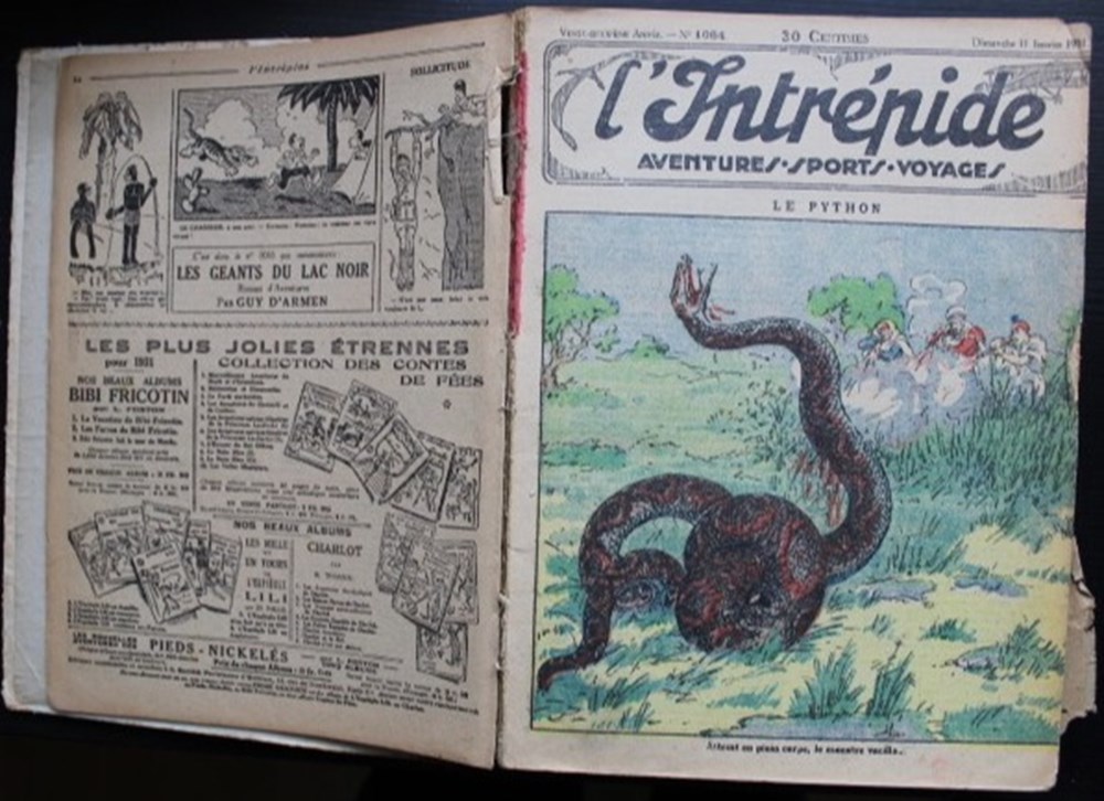 L'intrépide (avant-guerre) - Recueil 22 ème année - Du n° 1063 à 1114 -1931 5 livres bd revues vieux journaux l intrepide avant guerre recueil 22 eme annee du n 1063 a 1114 1931