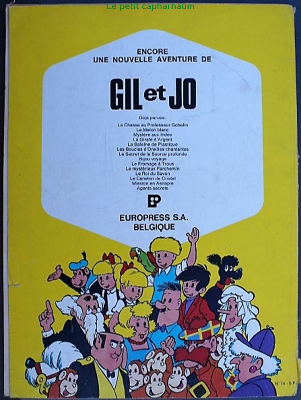 Gil et Jo - 14 - Agents secrets - EO livres bd revues bandes dessinees gil et jo 14 agents secrets eo