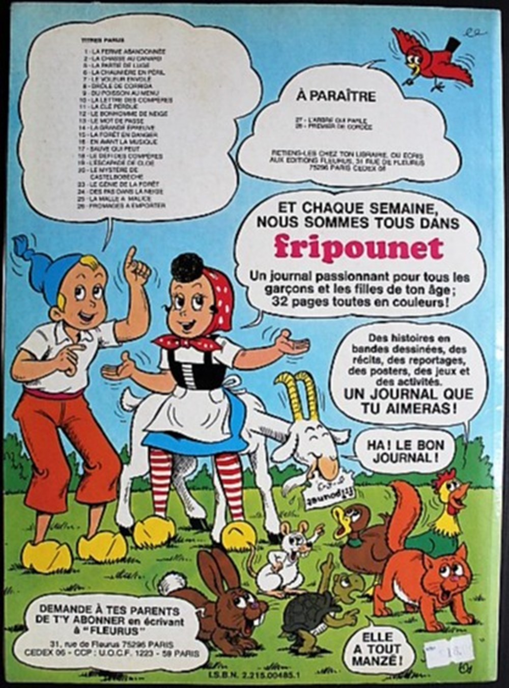 Sylvain et Sylvette - 02 - La chasse au canard - Rééd. 1982 livres bd revues bandes dessinees sylvain et sylvette 02 la chasse au canard reed 1982
